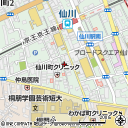 ＴＢＫ美容室仙川店周辺の地図