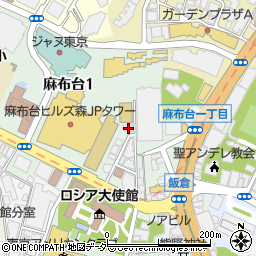 東京都港区麻布台1丁目6-5周辺の地図