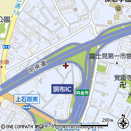 東京都調布市富士見町1丁目28-19周辺の地図