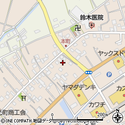 千葉県山武郡横芝光町横芝813-4周辺の地図