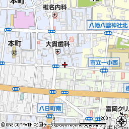 東京都八王子市本町2-3周辺の地図