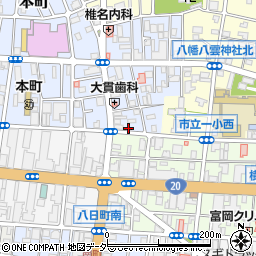 東京都八王子市本町2-3周辺の地図