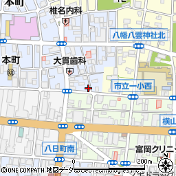 東京都八王子市本町2-1周辺の地図