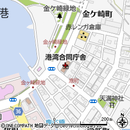 敦賀税関支署周辺の地図