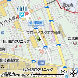 東京都調布市仙川町1丁目54周辺の地図