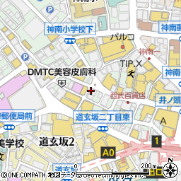 酔所 よいしょ 渋谷店周辺の地図