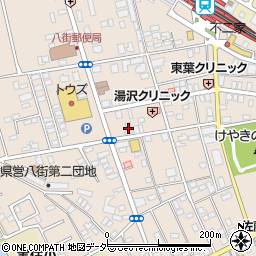 千葉興業銀行八街支店周辺の地図