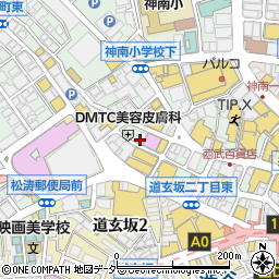 アヴァランチ渋谷店周辺の地図