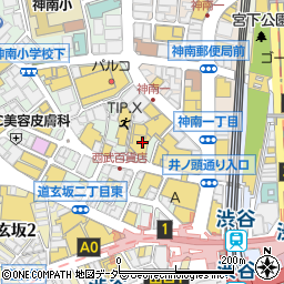 東京都渋谷区宇田川町18周辺の地図