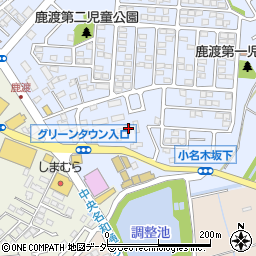 千葉県四街道市鹿渡1147-7周辺の地図