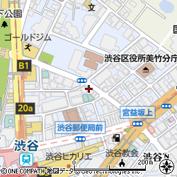 渋谷近未来会館周辺の地図