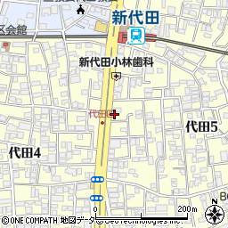 東京都世田谷区代田5丁目13-9周辺の地図