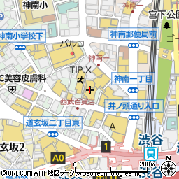 渋谷ロフト周辺の地図