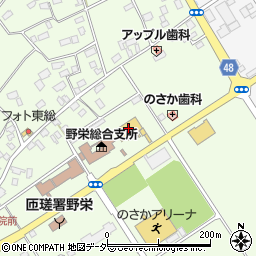 コメリハード＆グリーン野栄店周辺の地図