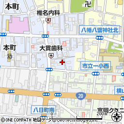 東京都八王子市本町2-12周辺の地図