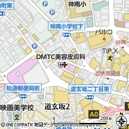 電光石火 渋谷センター街店周辺の地図