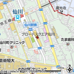 ユニクロ仙川店周辺の地図