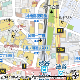 三菱ＵＦＪ銀行渋谷神南一丁目 ＡＴＭ周辺の地図