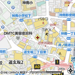 三九厨房 渋谷店周辺の地図