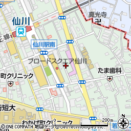東京都調布市仙川町1丁目周辺の地図