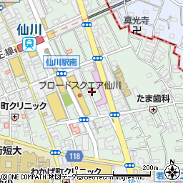 〒182-0002 東京都調布市仙川町の地図