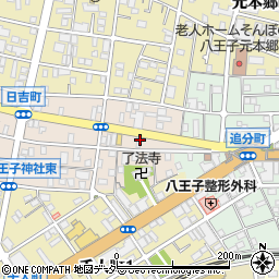 東京都八王子市日吉町11周辺の地図
