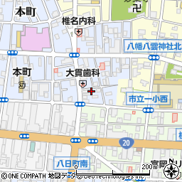 東京都八王子市本町2-7周辺の地図