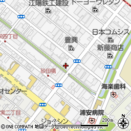千葉県浦安市北栄4丁目17-47周辺の地図