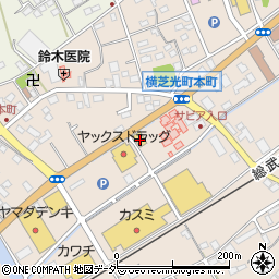 ガスト横芝町店周辺の地図
