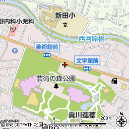 県立美術館周辺の地図