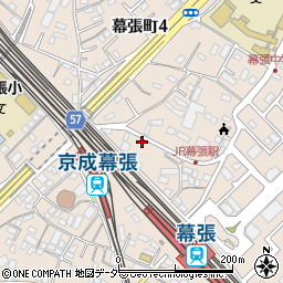 ジャパンケア千葉幕張周辺の地図