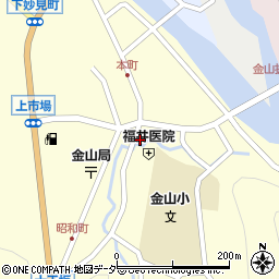 岐阜県下呂市金山町金山2127周辺の地図