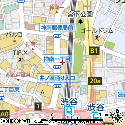 渋谷歯科周辺の地図