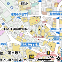 東京都渋谷区宇田川町13周辺の地図