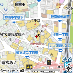 東京都渋谷区宇田川町16周辺の地図