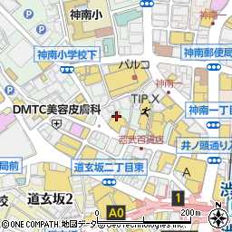 居酒屋 一休 渋谷店周辺の地図
