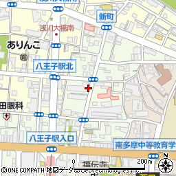 東京都八王子市新町周辺の地図