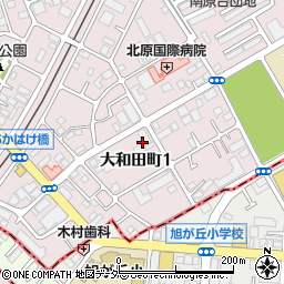 東京都八王子市大和田町1丁目周辺の地図