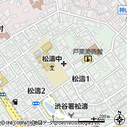 東京都渋谷区松濤1丁目12周辺の地図