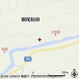 岐阜県本巣市根尾松田447周辺の地図