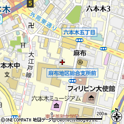 トヨタモビリティサービス六本木店周辺の地図