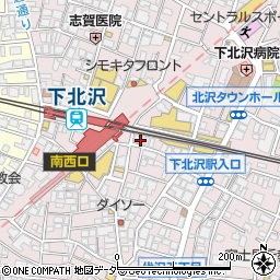 セブンイレブン下北沢駅南口店周辺の地図