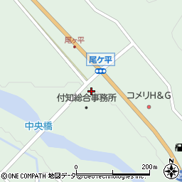 中津川市付知総合事務所周辺の地図