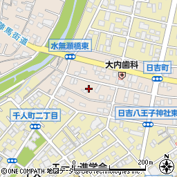 東京都八王子市日吉町8周辺の地図