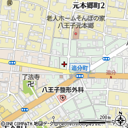 東京都八王子市追分町13周辺の地図