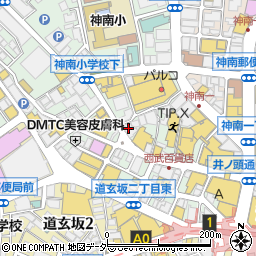 Hailey’5 Cafe 渋谷店周辺の地図