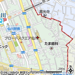 東京都調布市仙川町1丁目25周辺の地図