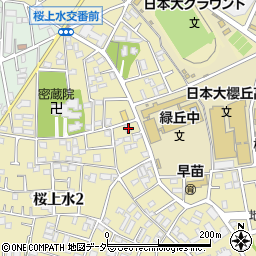 東京都世田谷区桜上水2丁目21-14周辺の地図