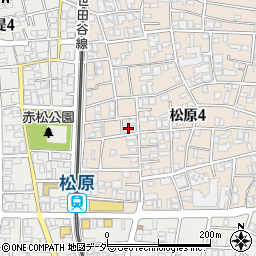 東京都世田谷区松原4丁目25-2周辺の地図