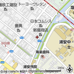 千葉県浦安市北栄4丁目7-3周辺の地図